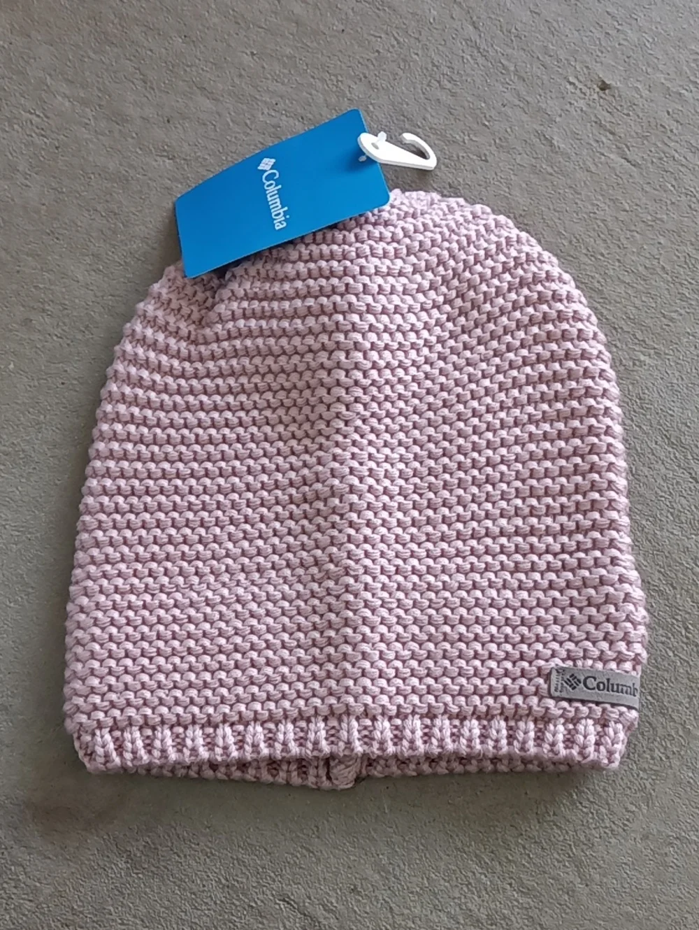 Columbia Cascade Peak Light Pink Knit Winter Beanie Hat